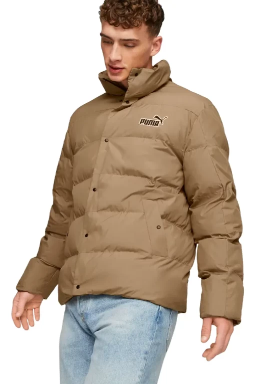 Куртка мужская Puma Better Polyball Puffer светло-коричневого цвета