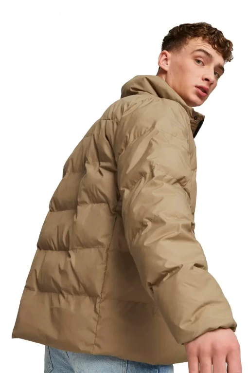 Куртка мужская Puma Better Polyball Puffer светло-коричневого цвета