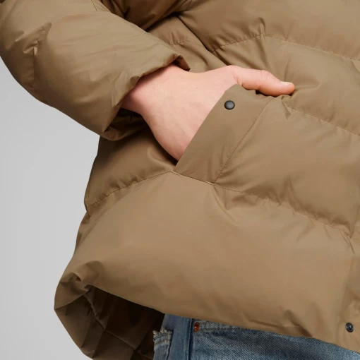 Куртка мужская Puma Better Polyball Puffer светло-коричневого цвета