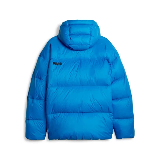 Куртка пуховик чоловіча Puma Hooded Ultra Down Puffer блакитного кольору