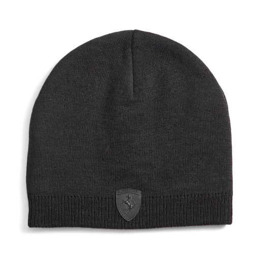 Шапка женская-мужская Puma Ferrari Sptwr Beanie черного цвета