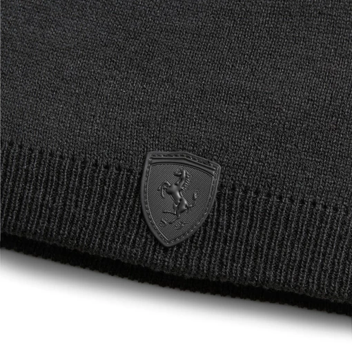 Шапка женская-мужская Puma Ferrari Sptwr Beanie черного цвета