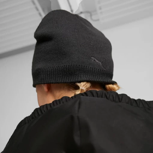 Шапка женская-мужская Puma Ferrari Sptwr Beanie черного цвета
