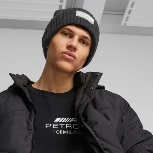 Шапка мужская-женская Puma MAPF1 Beanie черного цвета