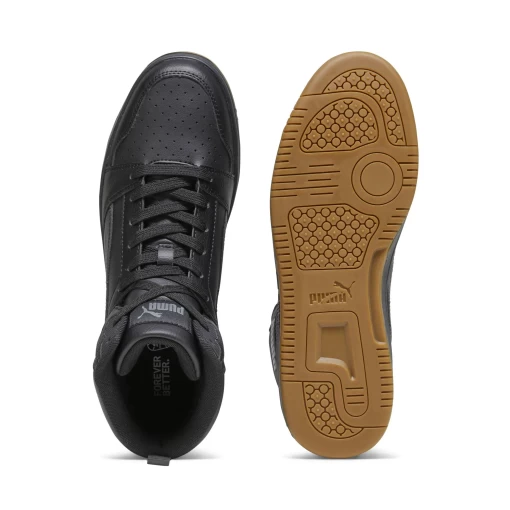 Високі кросівки чоловічі Puma Rebound v6 чорного кольору