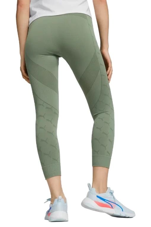Легінси жіночі Puma Evoknit 7/8 Tights евкаліптового кольору