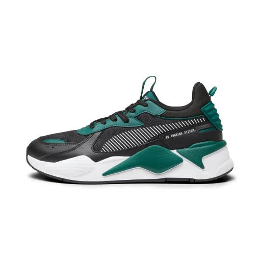 Кроссовки мужские Puma RS-X Geek черно-малахитового цвета