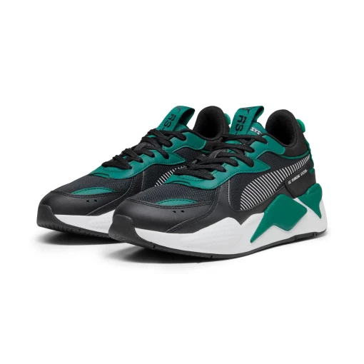Кроссовки мужские Puma RS-X Geek черно-малахитового цвета