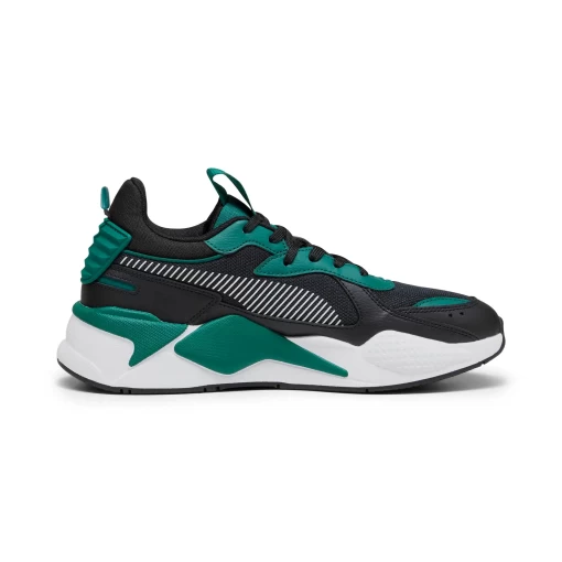 Кроссовки мужские Puma RS-X Geek черно-малахитового цвета