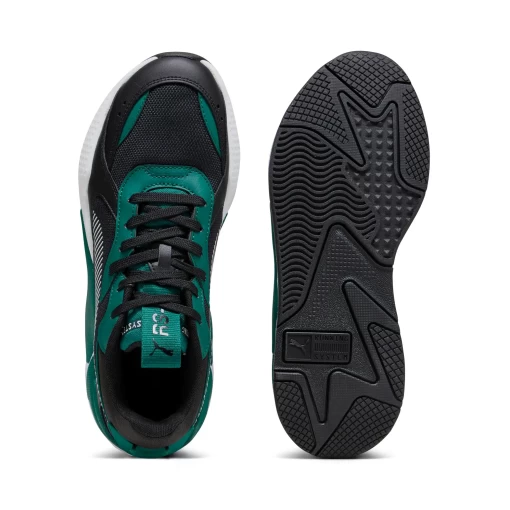 Кроссовки мужские Puma RS-X Geek черно-малахитового цвета