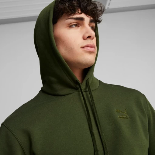 Худі чоловіче Puma Classics Hoodie колір хакі