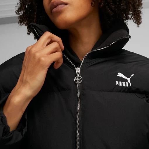 Куртка жіноча Puma Classics Oversized Puffer чорного кольору