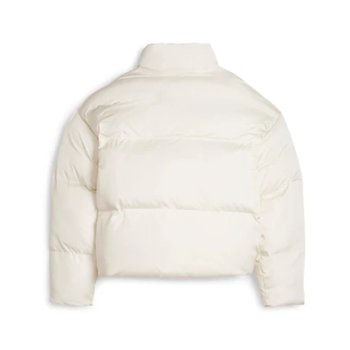 Куртка женская Puma Classics Oversized Puffer бело-молочного цвета