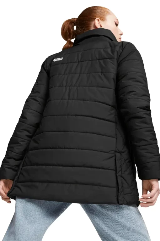 Куртка спортивна жіноча Puma ESS+ Padded Jacket чорного кольору 67536401