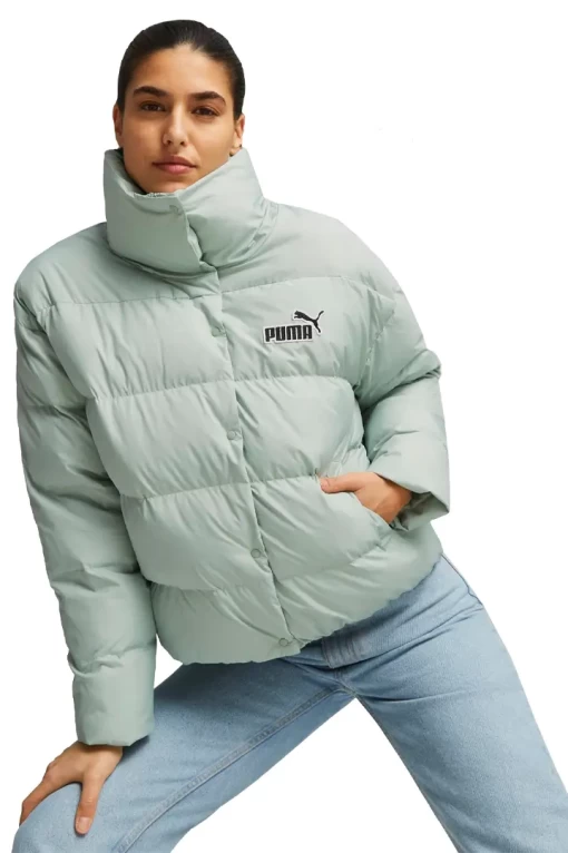 Куртка жіноча Puma Better Polyball Puffer блідо-м'ятного кольору