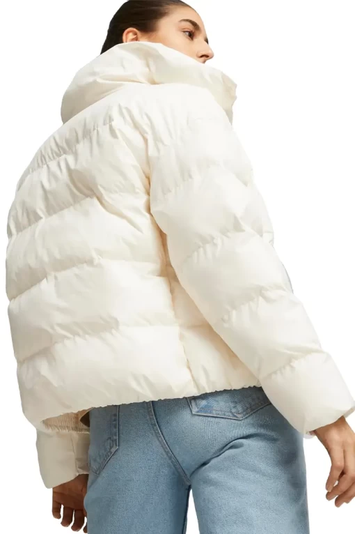 Куртка жіноча Puma Better Polyball Puffer біло-молочного кольору