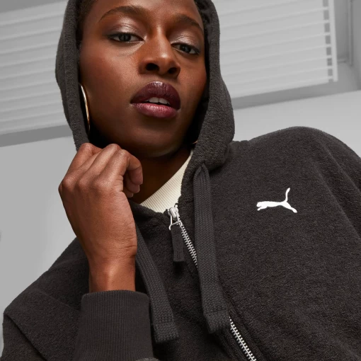 Худі жіноче Puma Her Winterized Hoodie чорного кольору