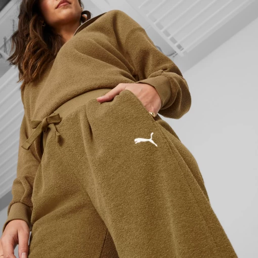 Спортивные брюки женские Puma Her Winterized Pants светло-коричневого цвета