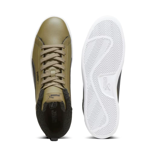 Високі кеди чоловічі Puma Smash 3.0 Mid WTR оливкового кольору