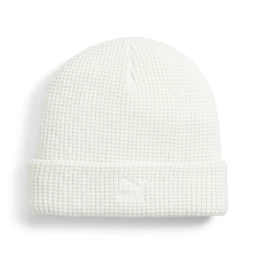 Шапка жіноча-чоловіча Puma Archive mid fit beanie білого кольору