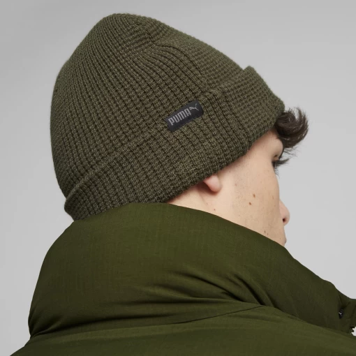 Шапка женская-мужская Puma Archive mid fit beanie цвет хаки