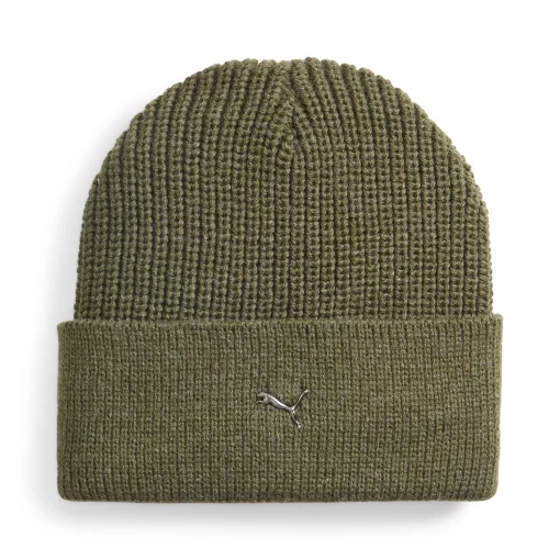 Шапка жіноча-чоловіча Puma Metal Cat Beanie колір хакі