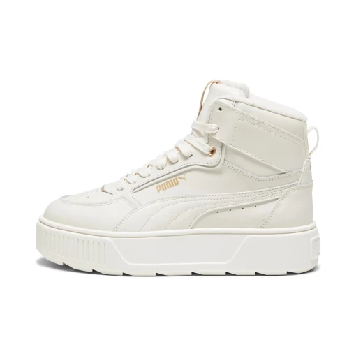Ботинки женские Puma Karmen Rebelle Mid WTR молочного цвета