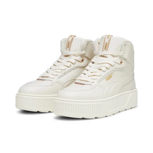 Ботинки женские Puma Karmen Rebelle Mid WTR молочного цвета