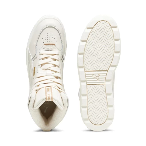Ботинки женские Puma Karmen Rebelle Mid WTR молочного цвета