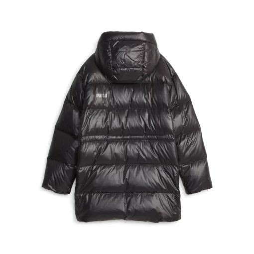 Куртка пуховик женская Puma Style Hooded Down Jacket черного цвета
