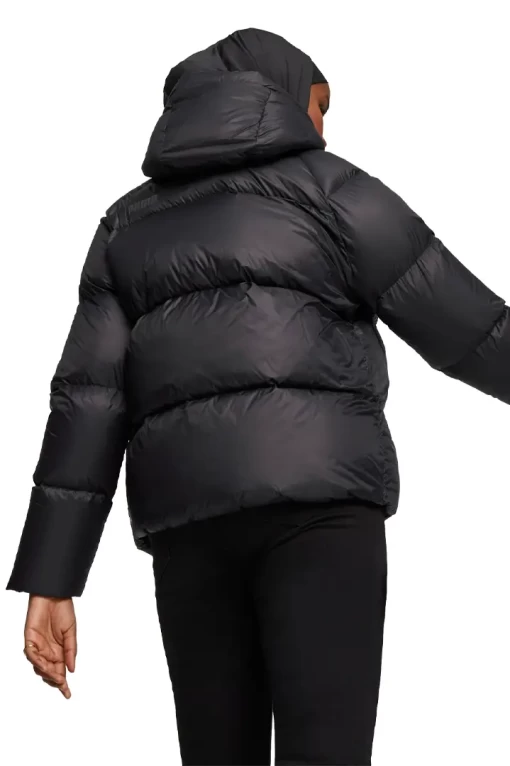 Куртка пуховик жіноча Puma Hooded Ultra Down Puffer чорного кольору