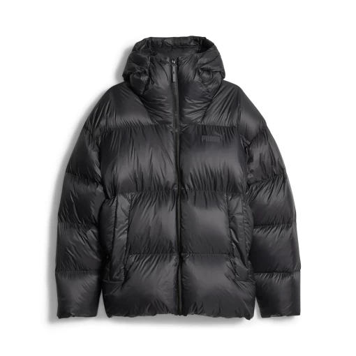 Куртка пуховик мужская Puma Hooded Ultra Down Puffer черного цвета