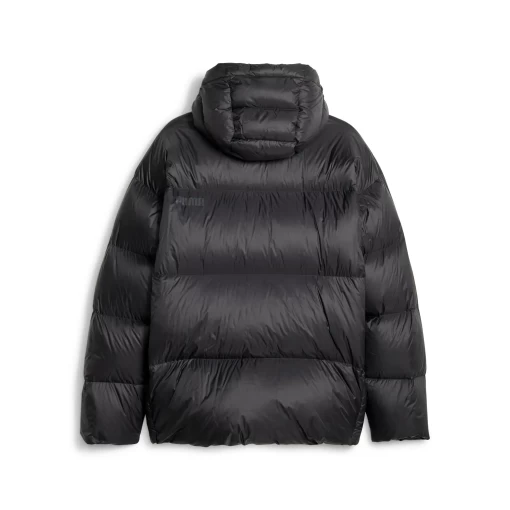 Куртка пуховик мужская Puma Hooded Ultra Down Puffer черного цвета
