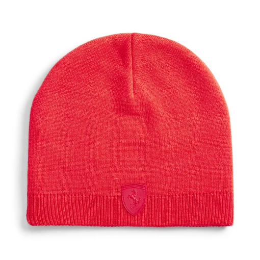 Шапка женская-мужская Puma Ferrari Sptwr Beanie красного цвета