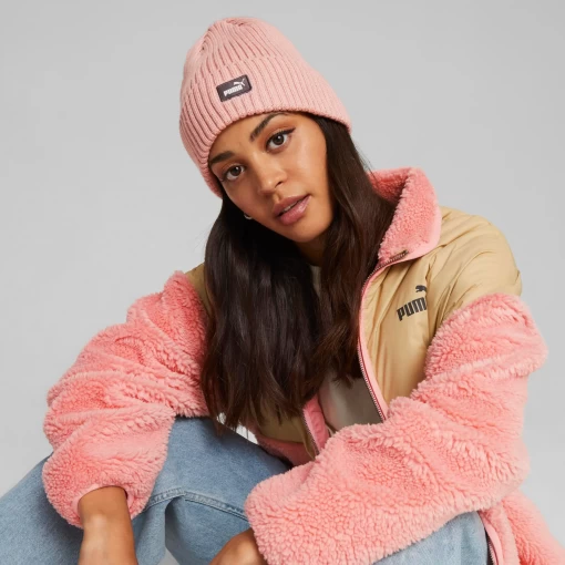 Шапка жіноча Puma Classic Cuff Beanie рожевого кольору