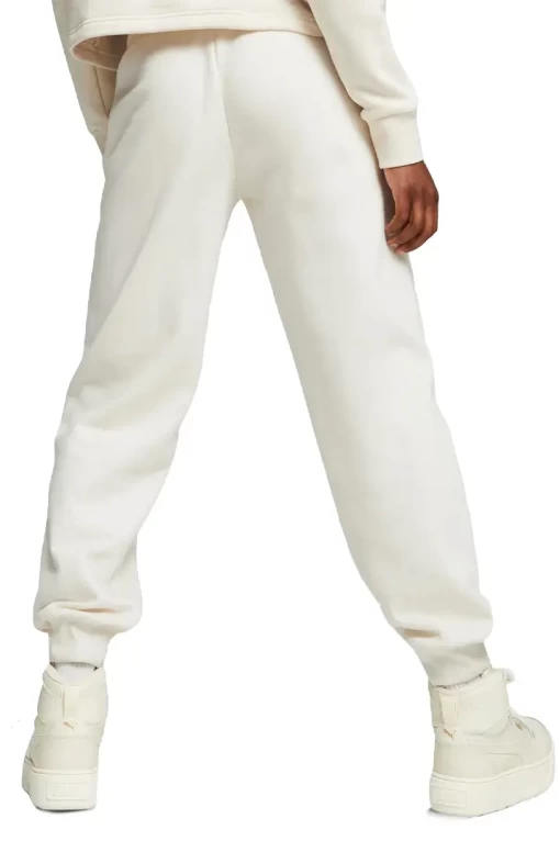 Спортивные брюки женские Puma Power Sweatpants молочного цвета