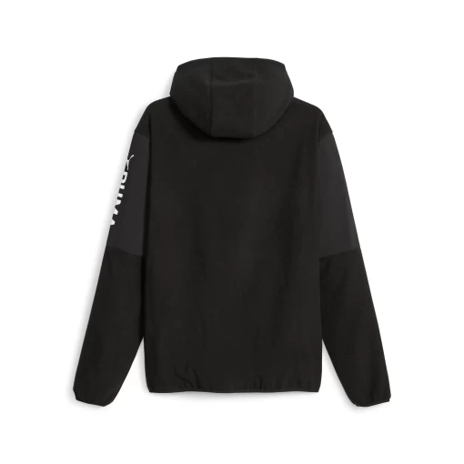Куртка спортивная мужская Puma Fit Hybrid Jacket черного цвета