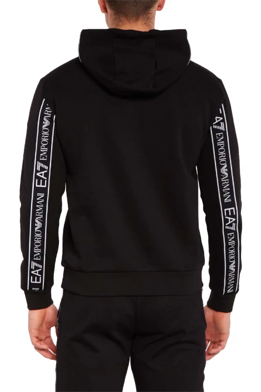 Худі чоловіче EA7 Emporio Armani Sweatshirt чорного кольору