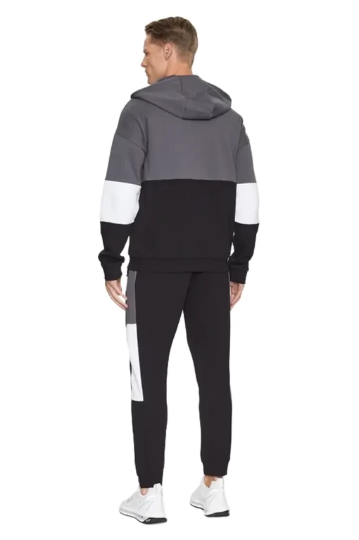 Спортивний костюм чоловічий EA7 Emporio Armani Tracksuit сіро-чорного кольору