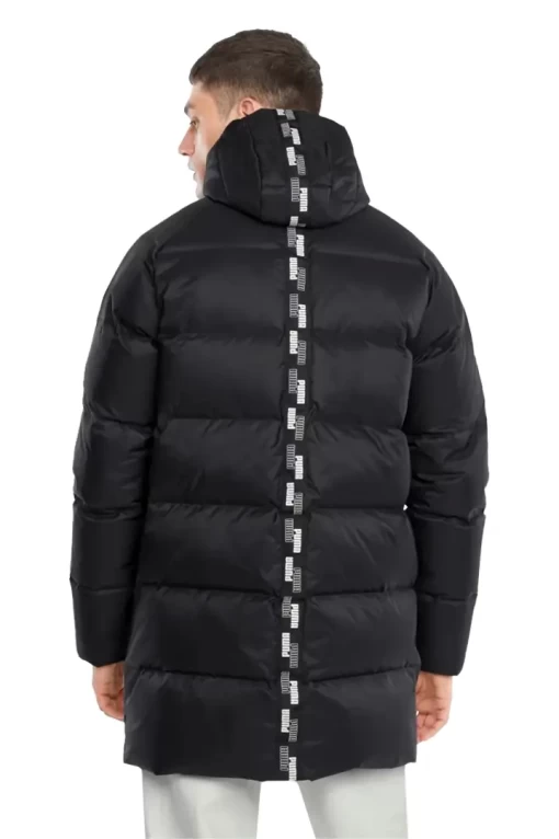 Пальто пуховик мужское Puma Solid Down Coat черного цвета