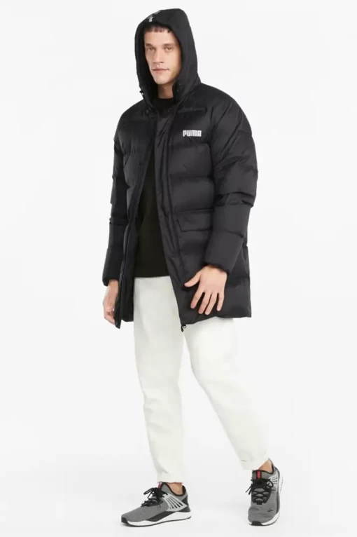 Пальто пуховик мужское Puma Solid Down Coat черного цвета
