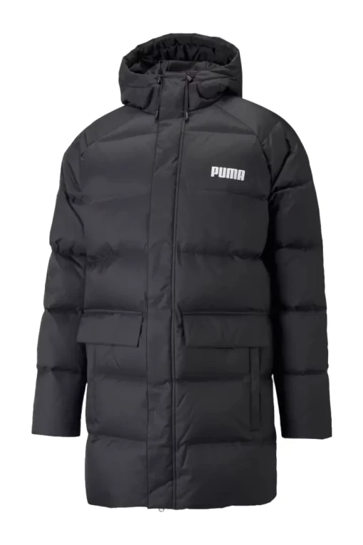 Пальто пуховик мужское Puma Solid Down Coat черного цвета