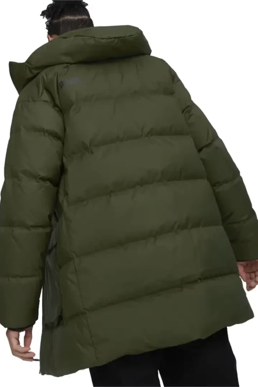 Пальто пуховик чоловіче Puma Protective Hooded Down Coat колір хакі