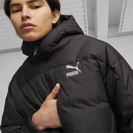 Куртка пуховик чоловічий Puma Down Jacket чорного кольору