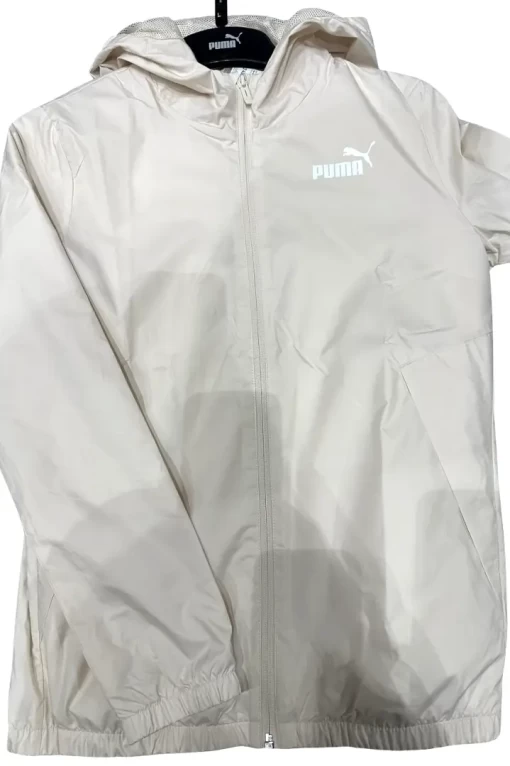 Вітровка жіноча Puma ESS Solid Windbreaker молочно-білого кольору