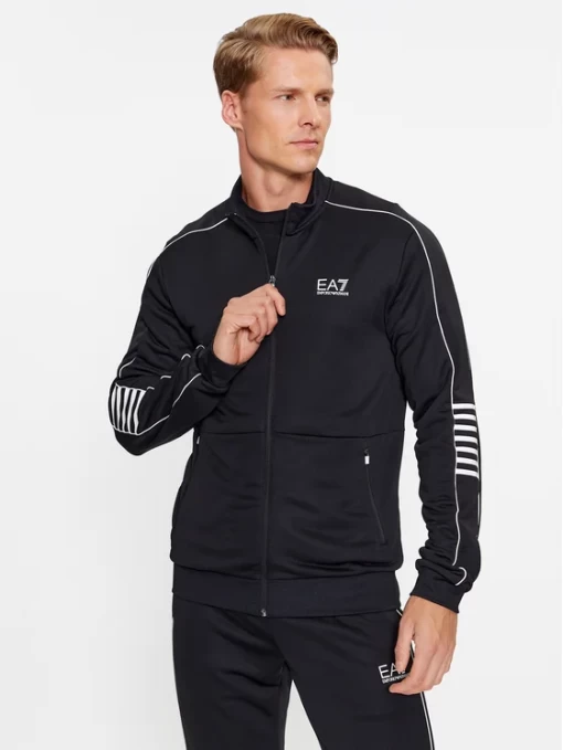 Спортивний костюм чоловічий EA7 Emporio Armani чорного кольору