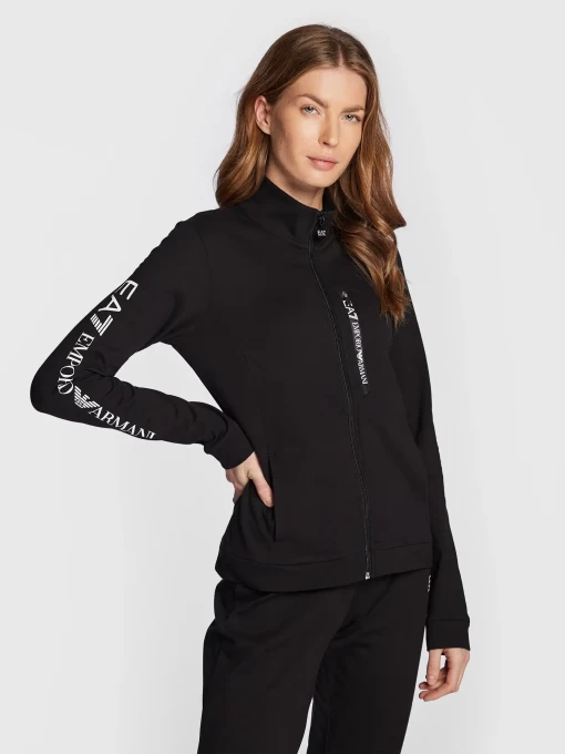 Спортивний костюм жіночий EA7 Emporio Armani чорного кольору 6LTV63 TJFTZ 1200