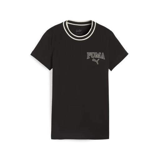 Футболка женская Puma Squad Tee черного цвета