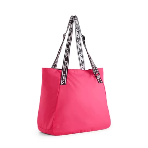 Спортивна сумка жіноча Puma AT ESS Tote Bag малинового кольору