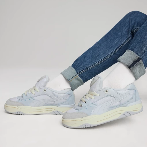 Кроссовки женские Puma-180 бледно-голубого цвета
